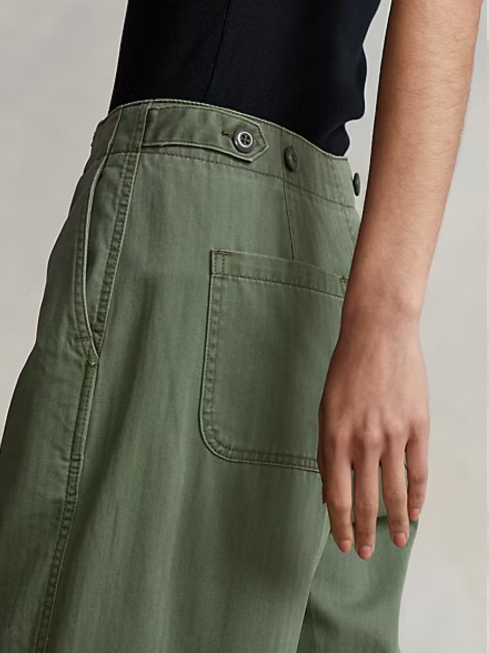 Polo Ralph Lauren Olive Tapered Pants - Picture 13 of 13